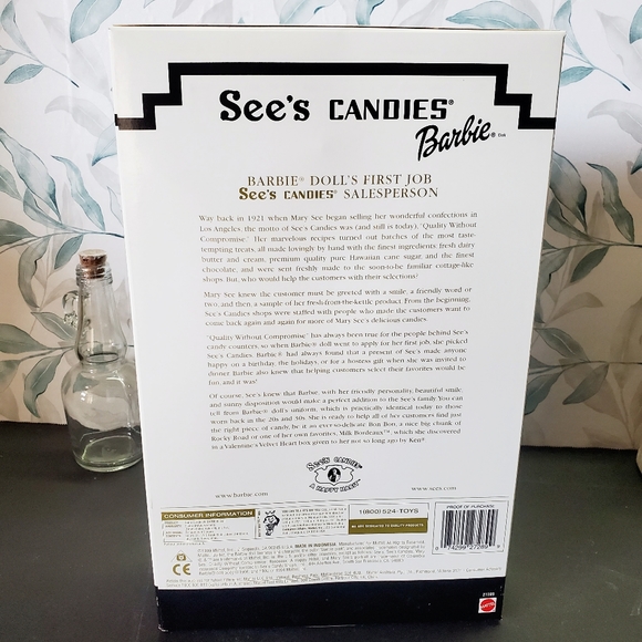 BARBIE | See's Candies Vintage Barbie NIB/NWT - Picture 2 of 2